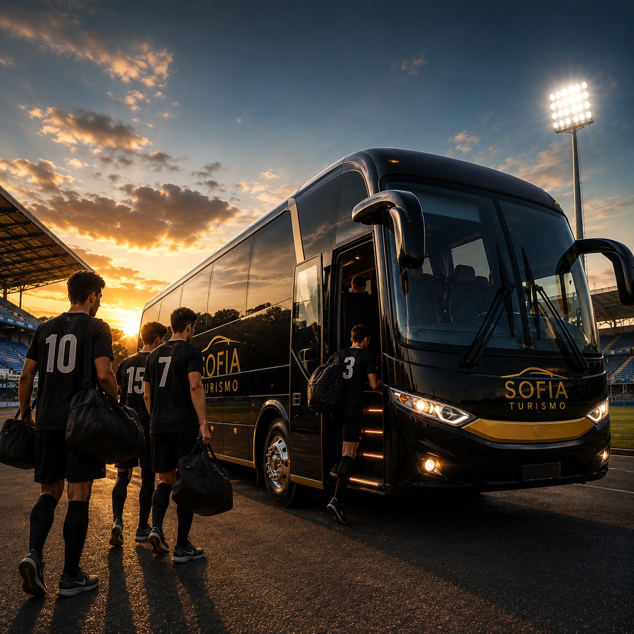 Transporte para competições esportivas